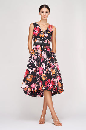 Viola High Low Midi Dress