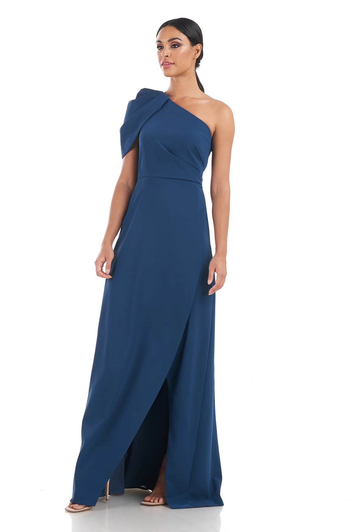 Briana Shoulder Draped Gown