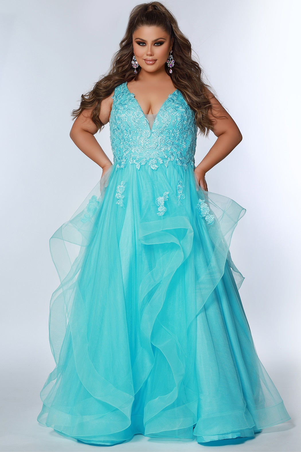 Head In The Clouds Ball Gown in Curvy Sizes