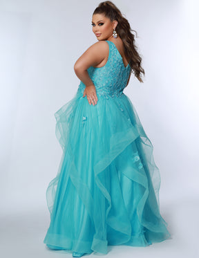 Head In The Clouds Ball Gown in Curvy Sizes