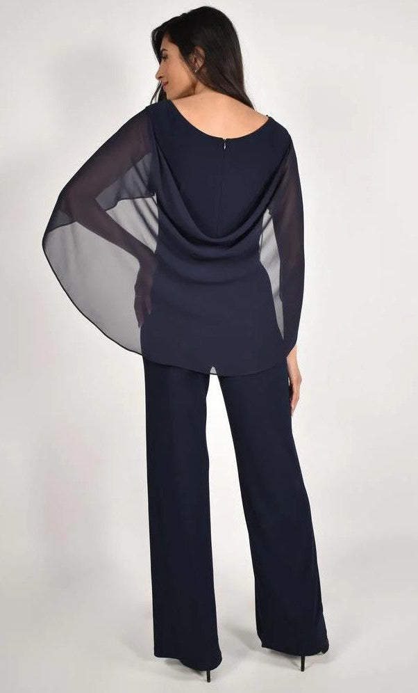 Jeweled Side Ruched Jumpsuit