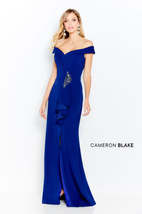 Off Shoulder Stretch Luxe Gown