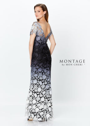Ombre Venise Lace Gown