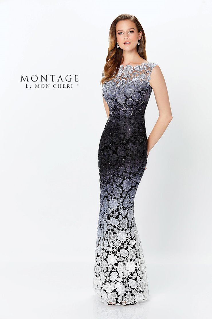 Ombre Venise Lace Gown