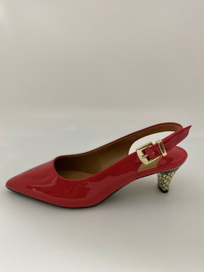 Pearlized Patent Shoe Wide